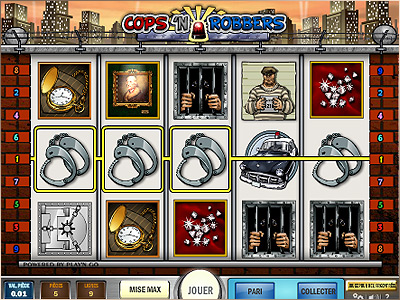 Jouer sur la machine à sous vidéo Cops n' Robbers en ligne de Play'n Go !