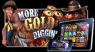 More Gold Diggin, Machine à sous 3D Mobile