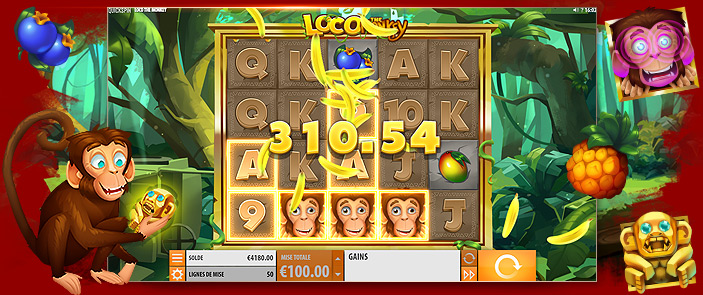 Gagner au casino en ligne français avec la machine à sous Loco the Monkey