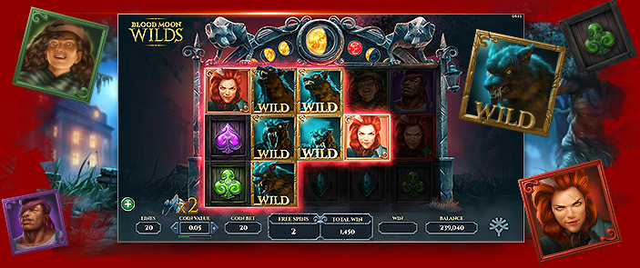 Blood Moon Wilds, machine à sous Yggdrasil Gaming avec bonus en argent réel