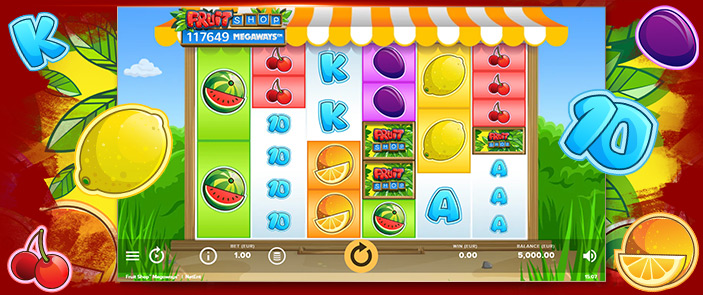 Gagner de l’argent réel avec la machine à sous en ligne Fruit Shop MEGAWAYS™ de NetEnt !