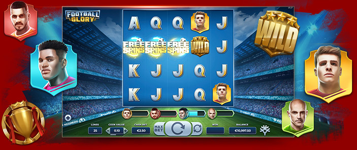 Découvrez une slot Yggdrasil dans l'univers du Foot avec le jeu de casino Football Glory !