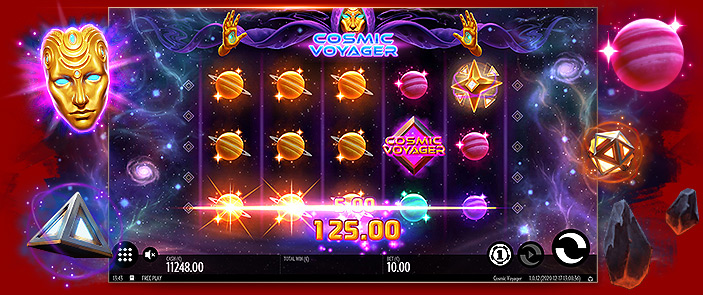 Enormes gains au casino mobile avec la machine à sous Cosmic Voyager sur iOS et Android !