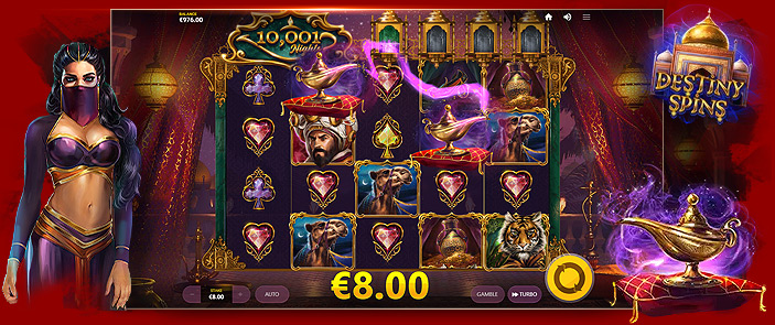 Jouer pour gagner au casino mobile avec la dernière machine à sous en ligne 10001 Nights
