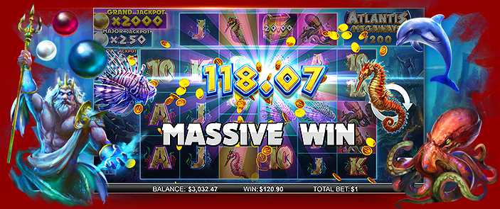 Jouer pour gagner au casino mobile avec la machine à sous Atlantis Megaways d’Yggsdrasil