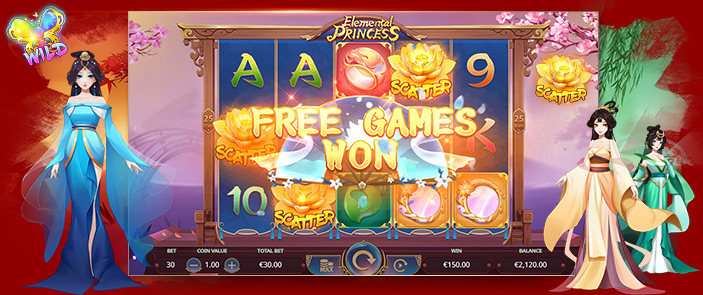 Gagner au casino français en ligne avec la machine à sous Elemental Princess de Yggdrasil
