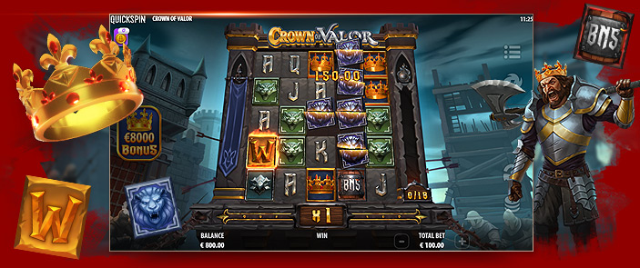 Vaincre le casino en ligne avec la machine à sous payante de Quickspin Crown of Valor