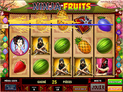 Machine à sous pour joueurs français Ninja Fruits en ligne