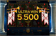 Ultrawin sur la slot Luxury Rome